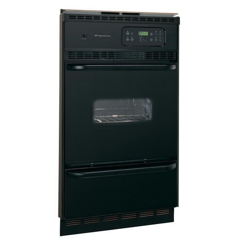 Frigidaire 24 In Self Cleaning Single Gas Wall Oven Black In The Gas Wall Ovens Department At 7392