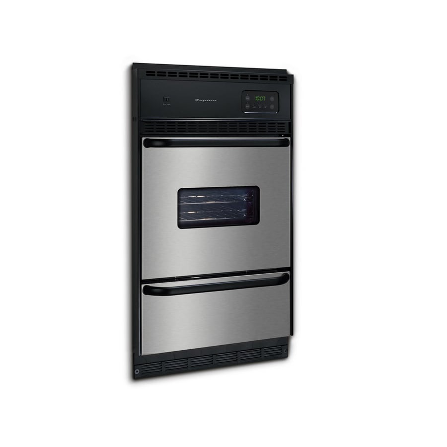 Shop Frigidaire® 24-in Double Gas Wall Oven (Stainless Steel) at Lowes.com 24 Inch Gas Wall Oven Stainless Steel