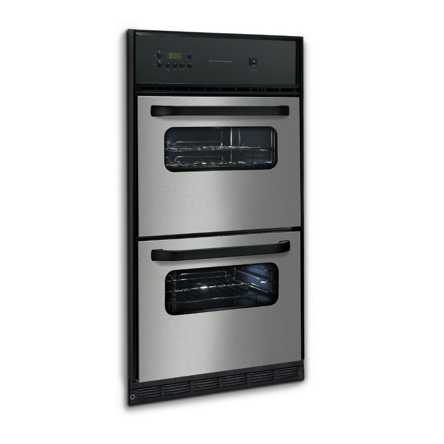 Frigidaire® Gallery 24-in Double Gas Wall Oven (Stainless Steel) at 24 Inch Gas Wall Oven Stainless Steel