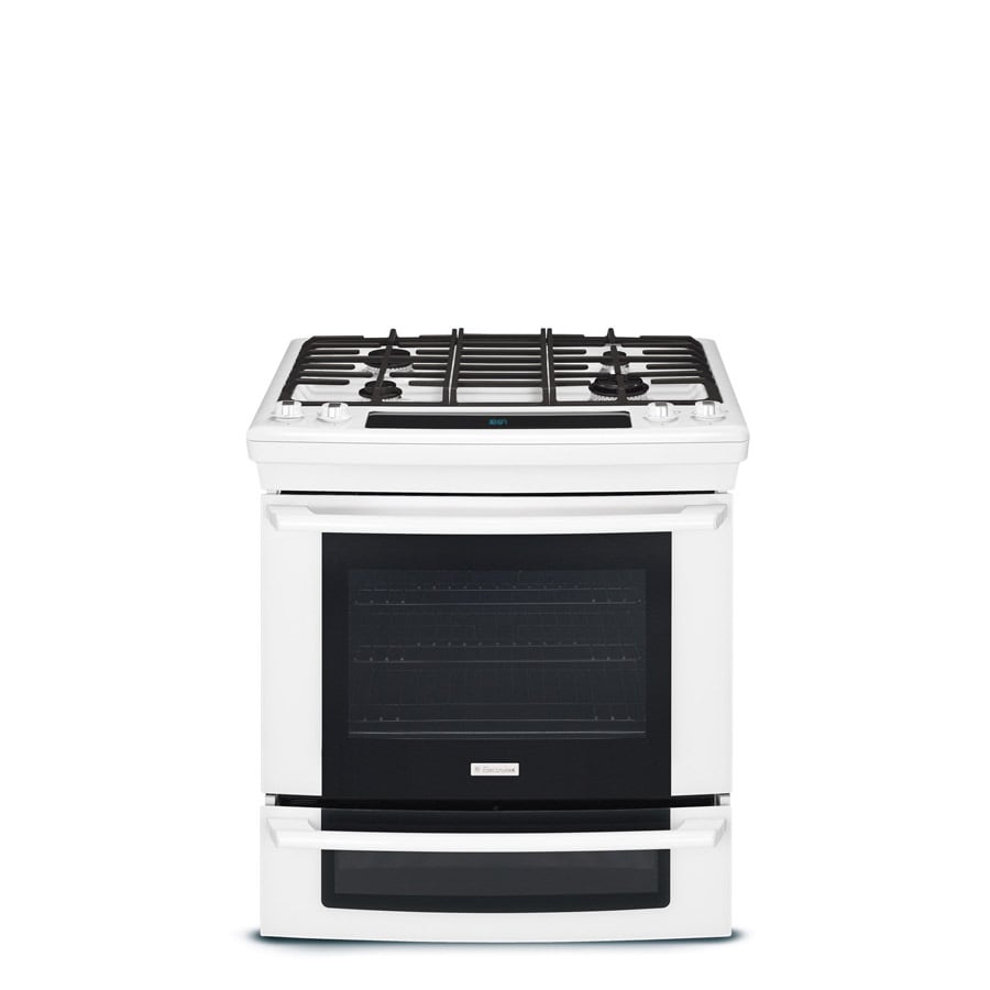 Electrolux 30in Double Oven Convection Dual Fuel Range (White) at