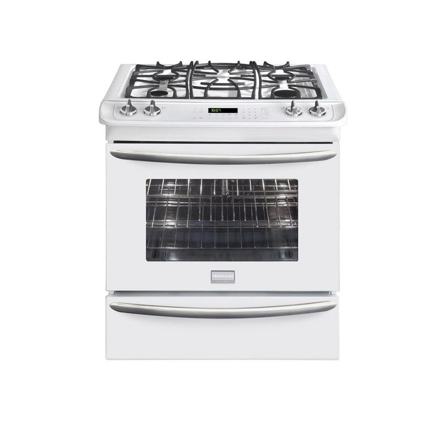 Shop Frigidaire 30Inch 4Burner SlideIn Convection Gas Range (Color