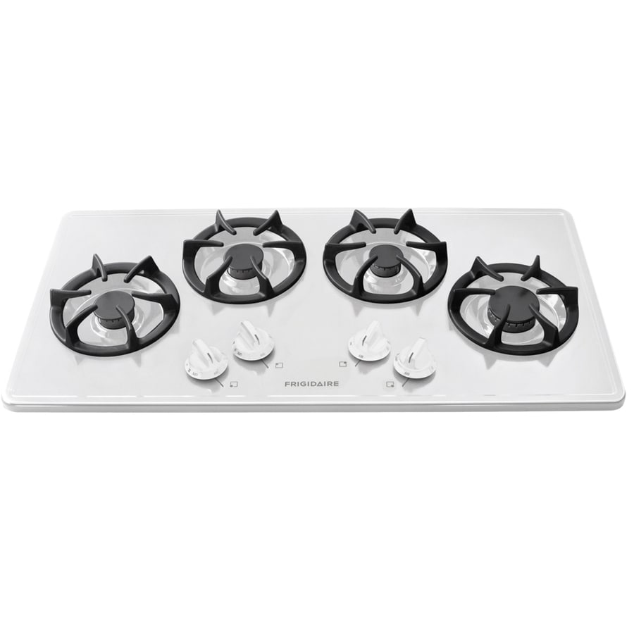 Frigidaire Gas Cooktop White Common 36 In Actual 36 In At