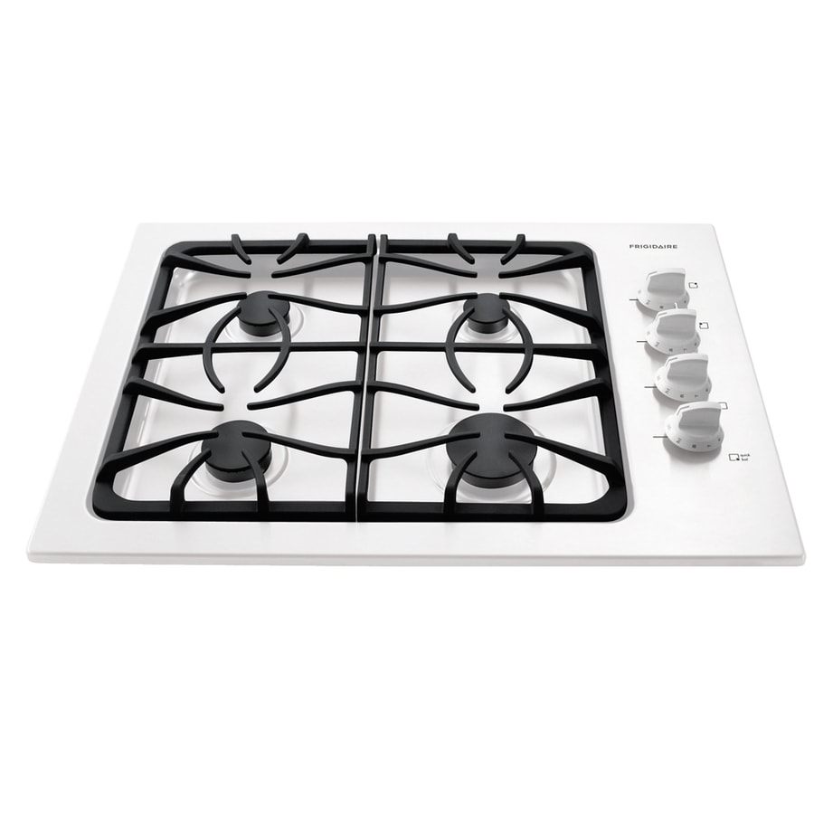 Frigidaire 4 Burner Gas Cooktop White Common 30 In Actual 30 In At