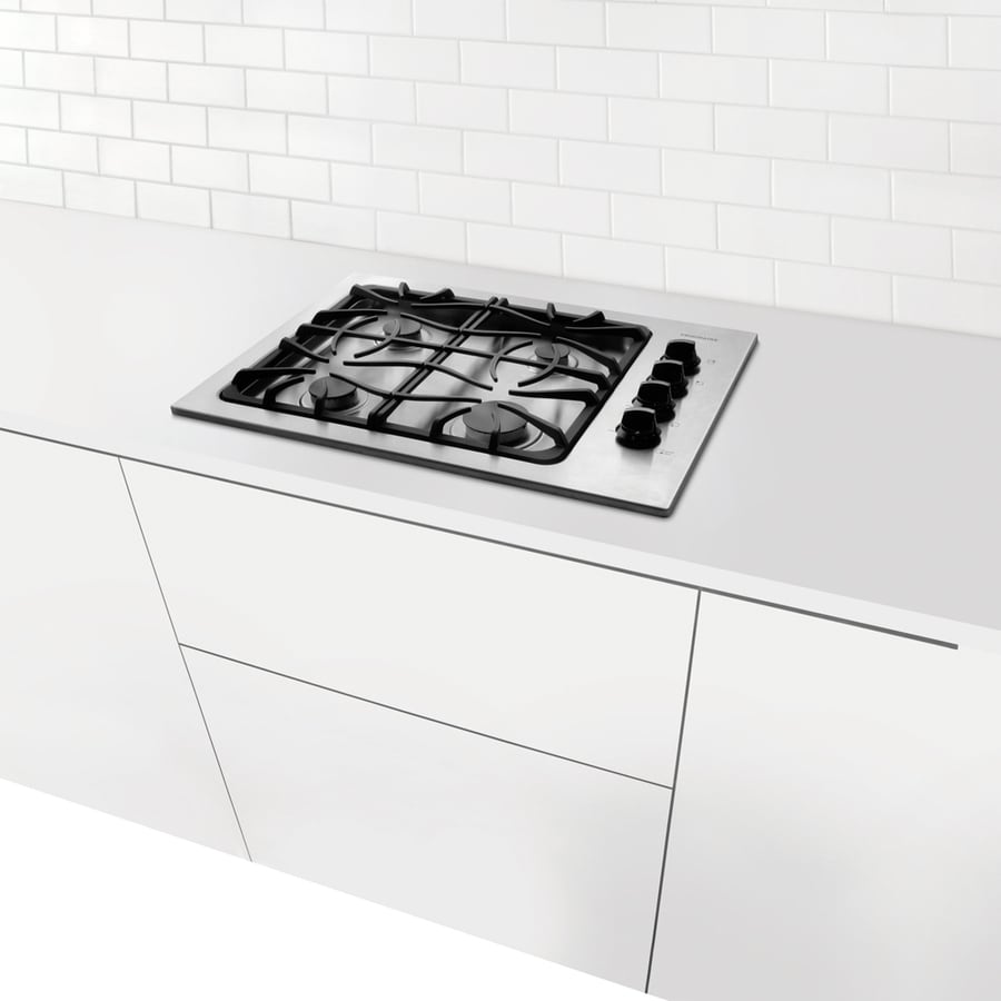 Frigidaire 4Burner Gas Cooktop (Stainless) 30in; Actual 30