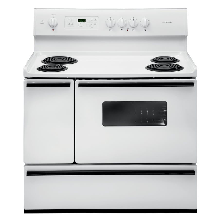 Frigidaire 40-in Self-Cleaning Electric Range (White) At, 49% OFF