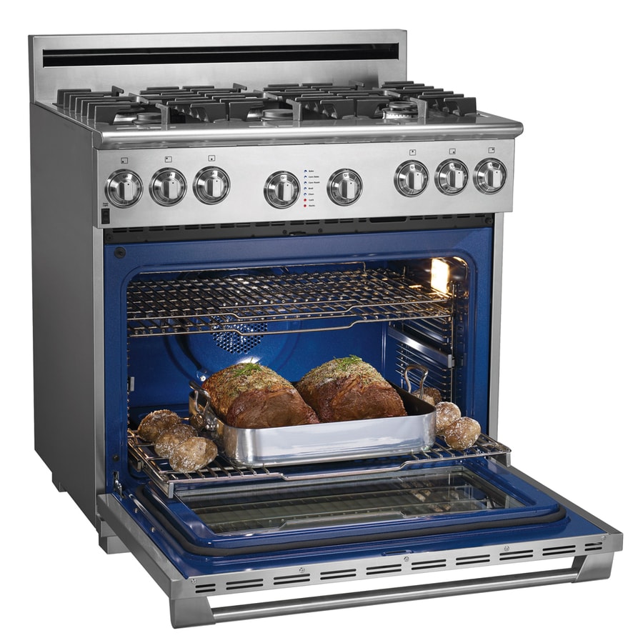 Electrolux ICON 36-in 6.4-cu ft Self-cleaning Gas Range (Stainless