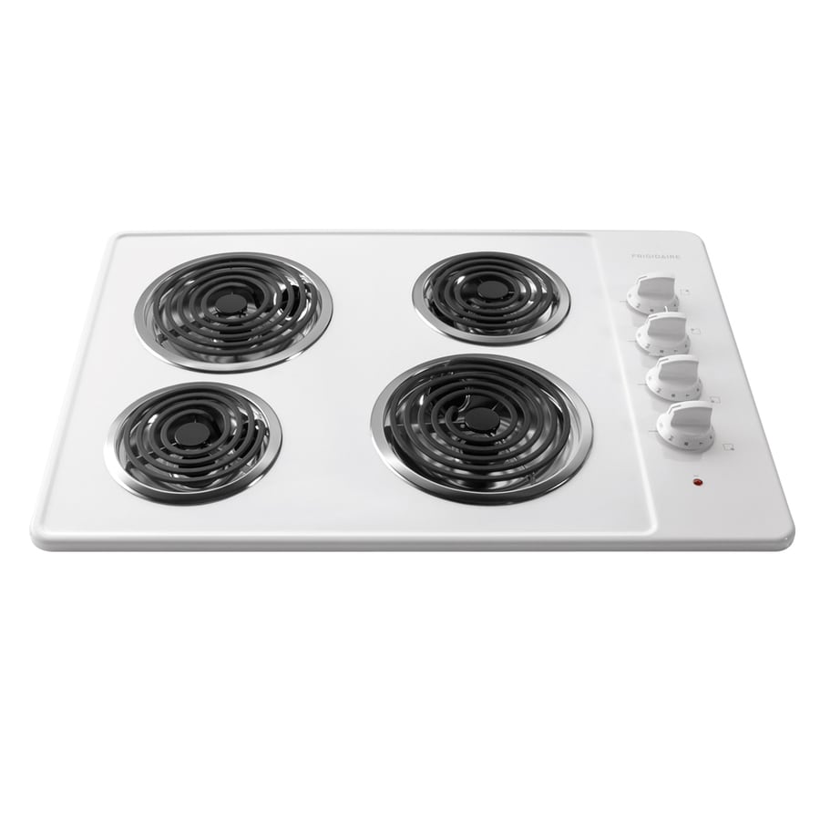 Frigidaire 30 Inch Element Coil White Electric Cooktop Common 30