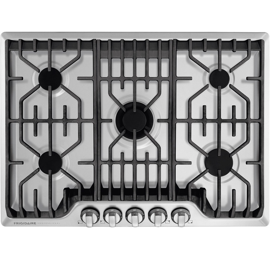 Frigidaire Professional 30 In 5 Burner Stainless Steel Gas Cooktop