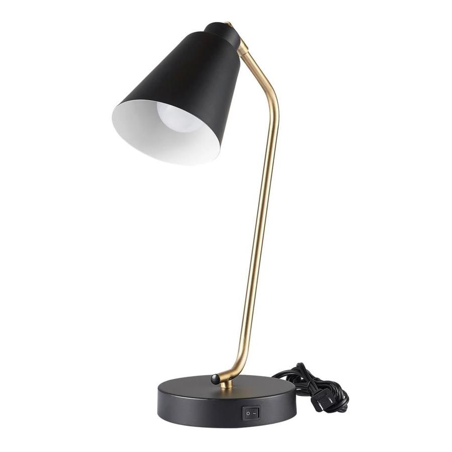 allen + roth AR NORWOOD BLK AND GOLD DESK LAMP in the Desk Lamps ...