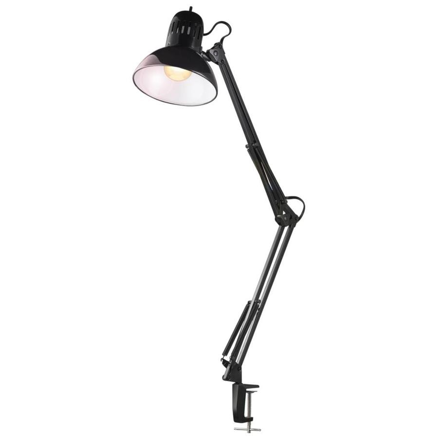 Globe Electric Architect Lamp 31 5 In Adjustable Black Clip Desk