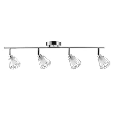 Globe Electric Sansa 4 Light 28 3 In Polished Chrome Dimmable Sansa 4 Light 28 3 In Polished Chrome