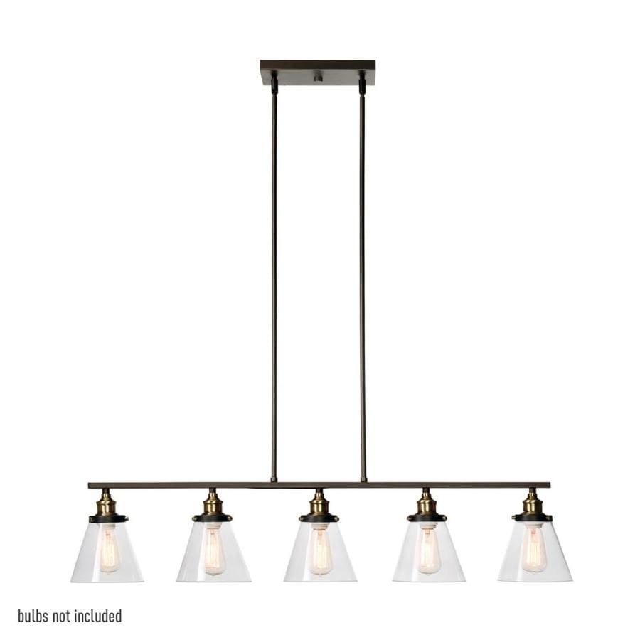 Globe Electric Jackson Oil Rubbed Bronze Vintage Hardwired Globe Electric Jackson Oil Rubbed Bronze Vintage Hardwired Linear Clear Glass Standard Pendant