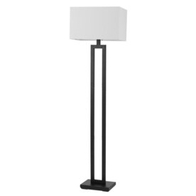 Globe Electric DAlessio 58-in Matte Black Floor Lamp