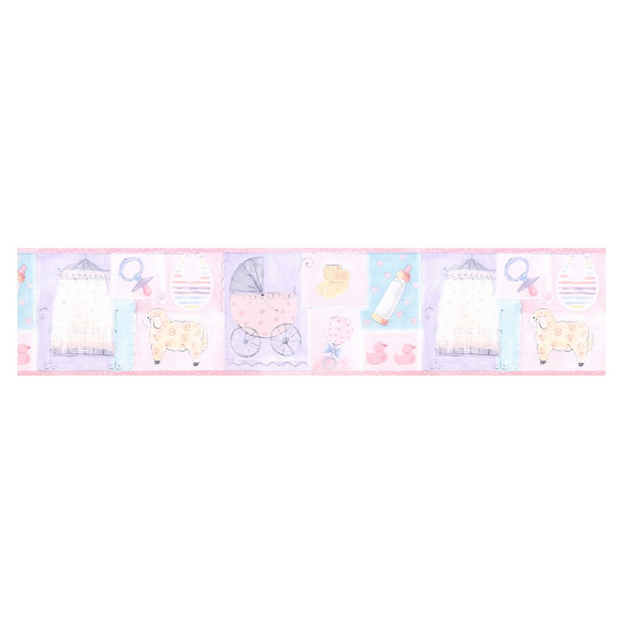 Norwall Nursery Wallpaper Border in the Wallpaper Borders department at