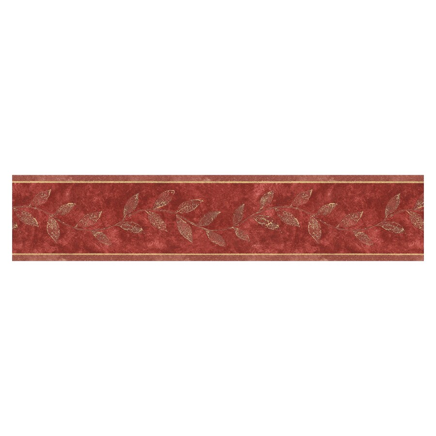 Norwall Gold Leaves Wallpaper Border at