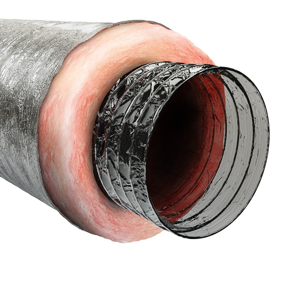 IMPERIAL 6in x 25ft Insulated Polyester Flexible Duct at