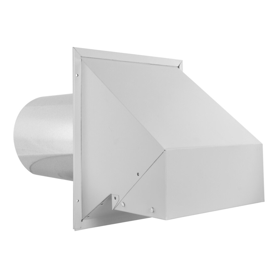 IMPERIAL 8in R2 Wall Exhaust/Intake Hood WHT in the Dryer Vent Hoods