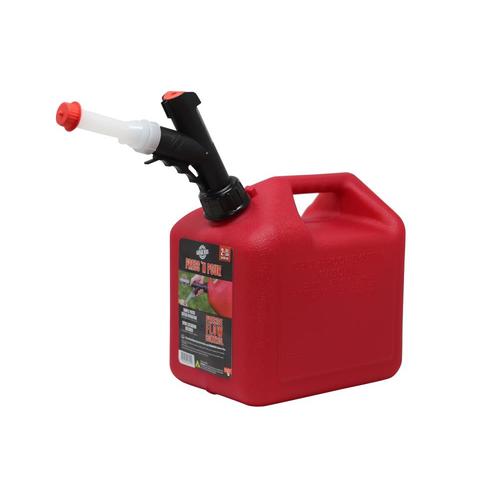 GarageBOSS 2-Gallon Plastic Gasoline Can In The Gas Cans Department At ...