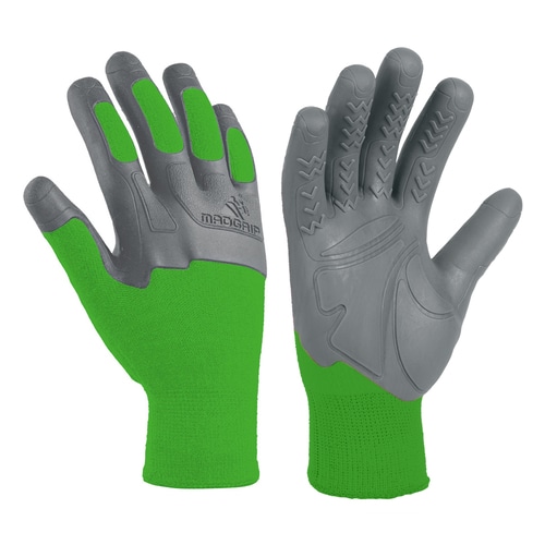 Mad Grip Unisex Pro Palm Knuckler Rubber Gloves, Medium in the Work