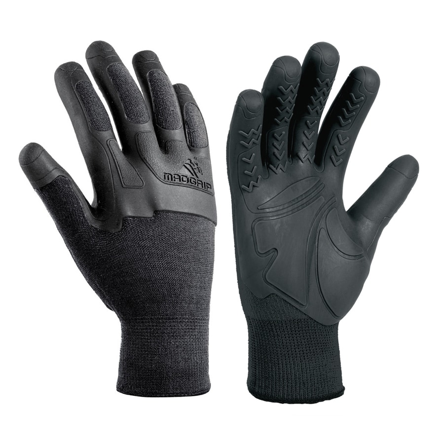 Mad Grip Unisex Pro Palm Knuckler Rubber Gloves Large In The Work