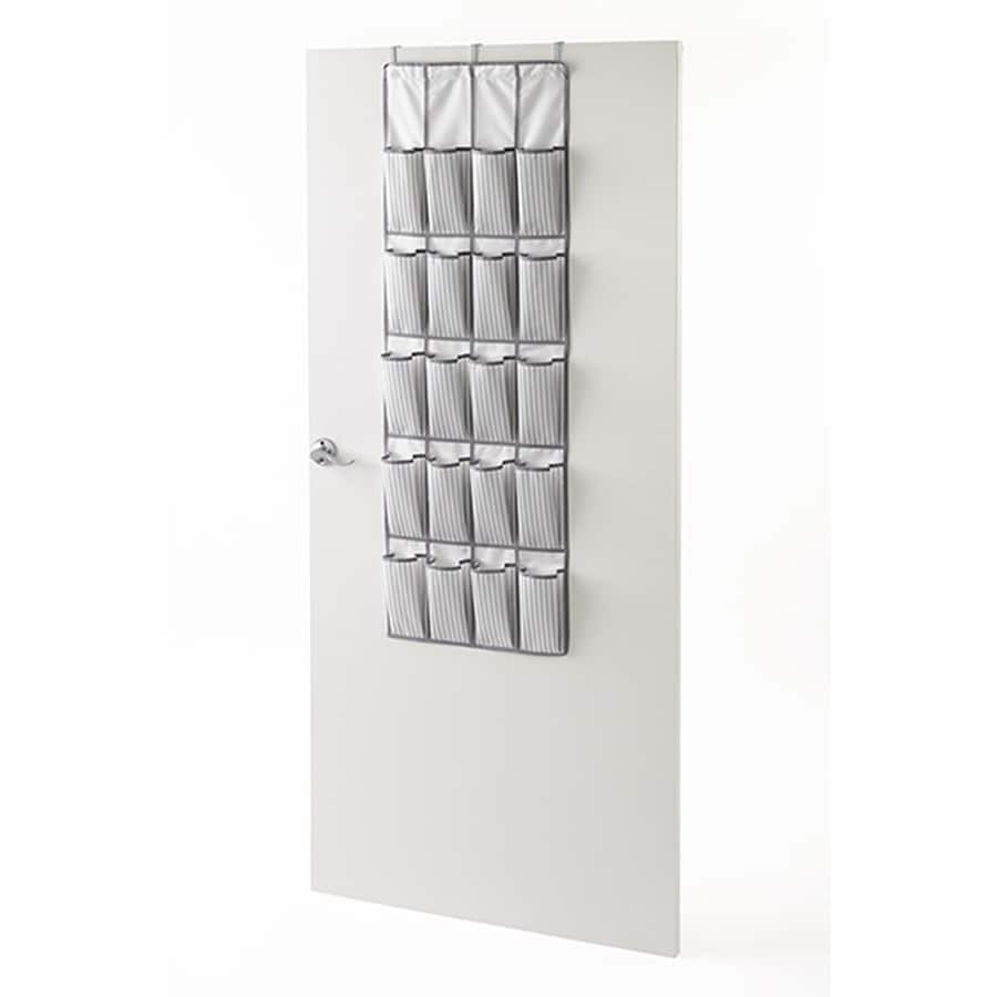 Neatfreak! 20Pocket White/Grey Over the Door Closet Organizer at