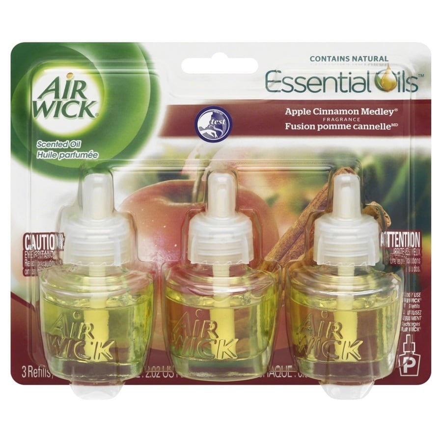 Airwick 3Pack Apple Cinnamon Oil Air Freshener at