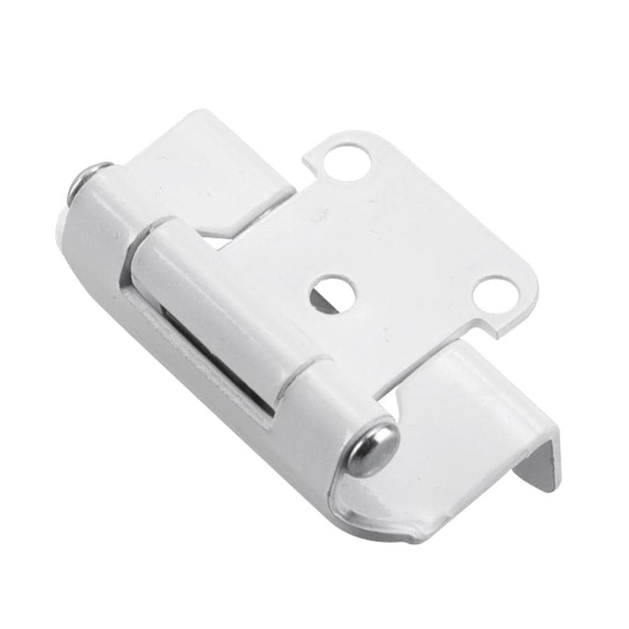 Richelieu 2Pack 1/2in Brushed White SelfClosing Hinge at