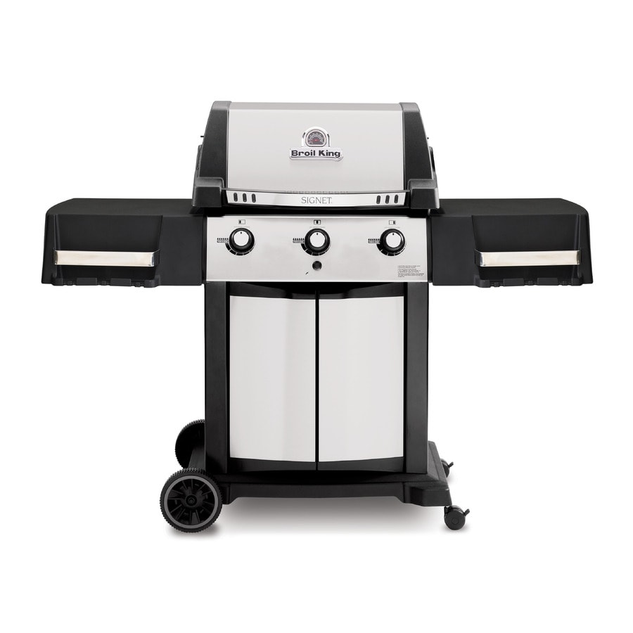 Broil King Signet Black and Stainless Steel 3 Burner Liquid Propane Gas Grill at Lowes