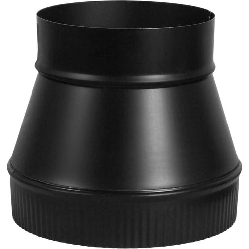 IMPERIAL 5in x 6in Black Steel Stove Pipe Increaser in the Stove Pipe Fittings department at