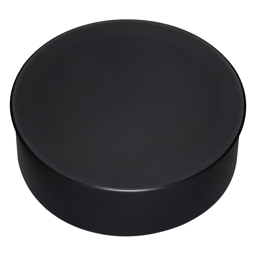 Shop IMPERIAL 6in Black Steel Stove Pipe Cap at