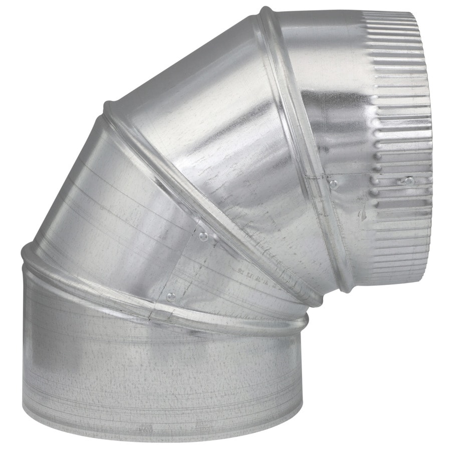 Imperial 7 In X 7 In Galvanized Steel Round Duct Elbow In The Duct