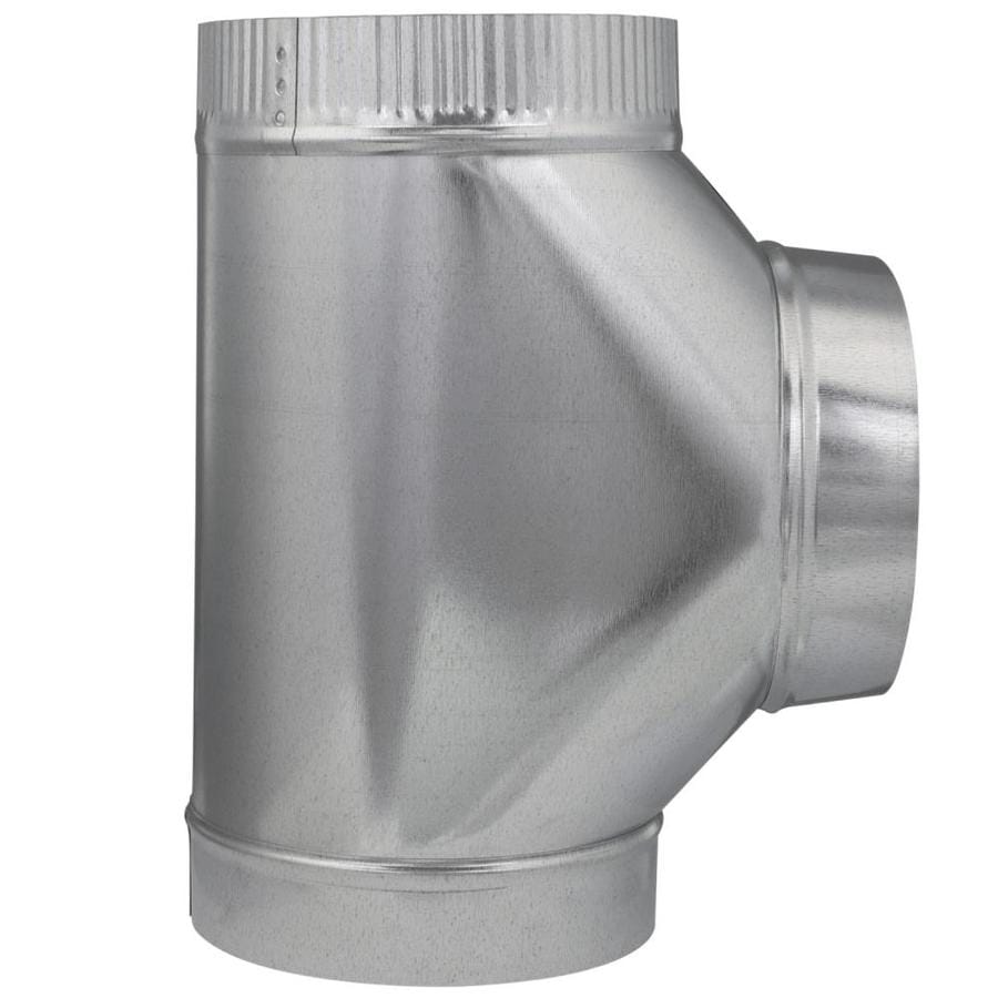 Shop Imperial 8 In Dia X 8 In Dia X 8 In Dia X 145 In L Crimped Galvanized Steel Duct Tee At 4455