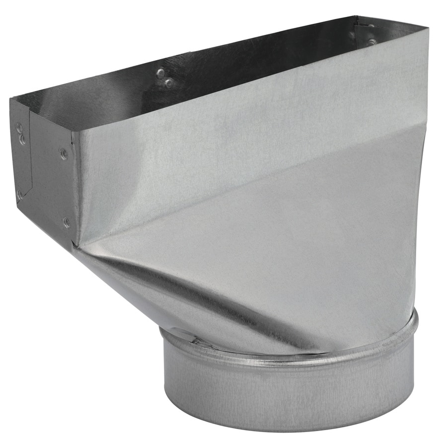Imperial 6 in x 2 25 in galvanized steel straight register duct boot at