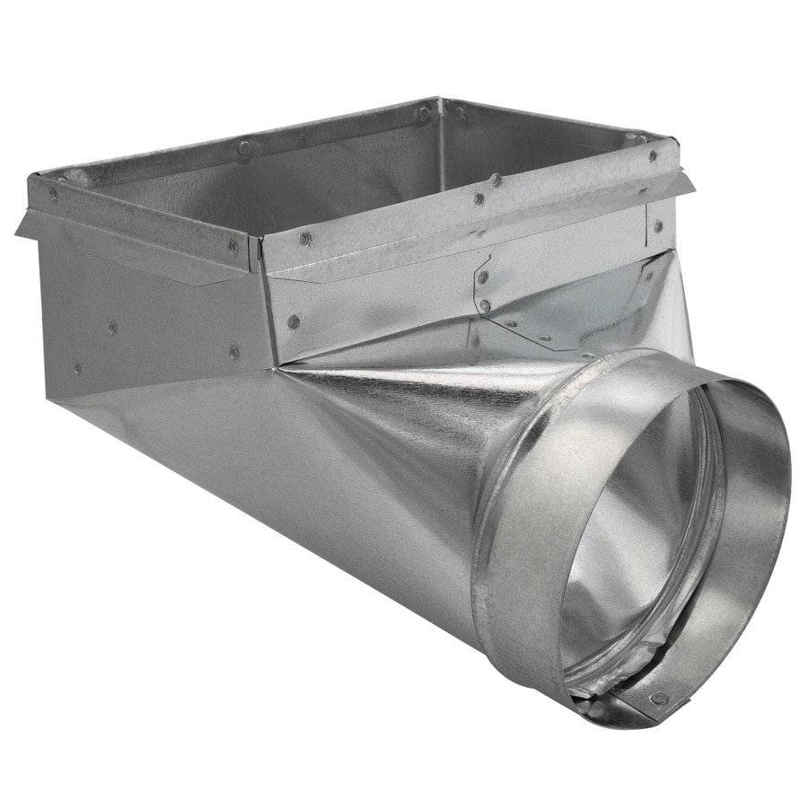 Register Duct Boot 10" x 6" x6" Galvanized Steel 90 Degree Ceiling