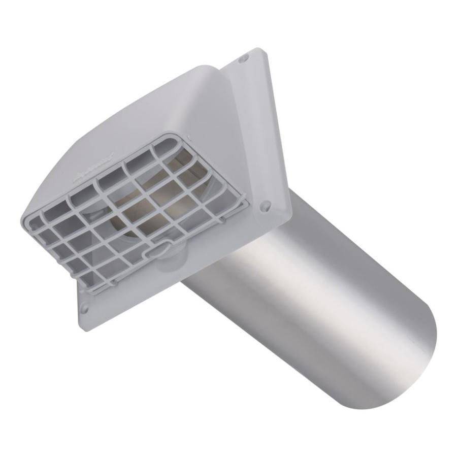 IMPERIAL 4-in Dia Plastic Preferred with Guard Dryer Vent Hood in the ...