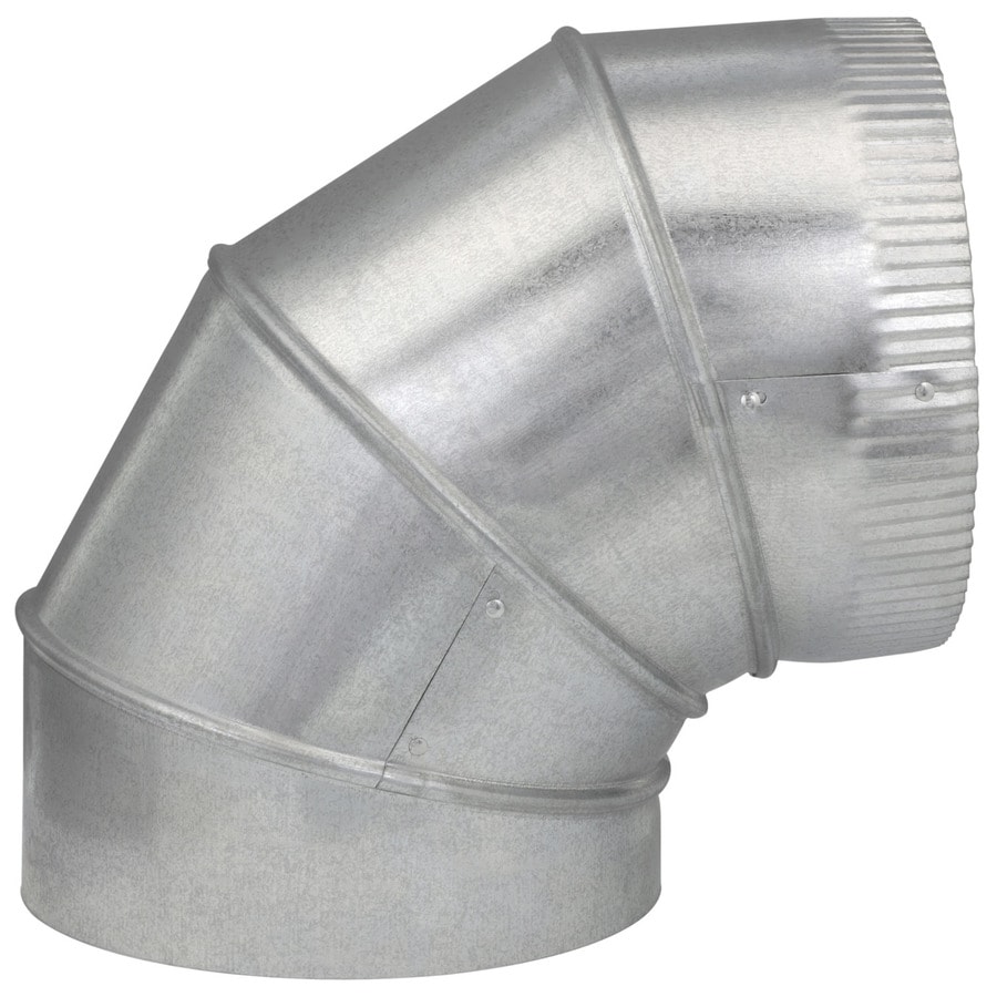 Imperial 8 In X 8 In Galvanized Steel Round Duct Elbow In The Duct Elbows Department At 2464