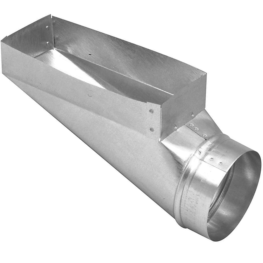 Imperial 6 In X 4 In Galvanized Steel End Register Duct Boot At 7007