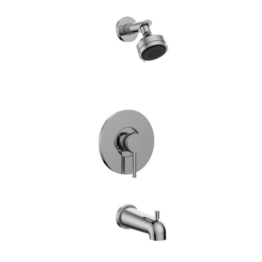 Keeney Delphi Polished Chrome 1-Handle Bathtub and Shower Faucet with ...