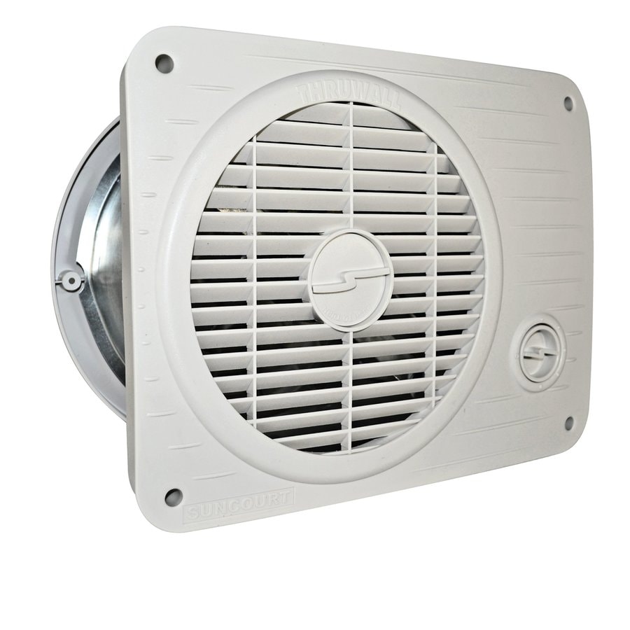 Shop Through Wall Fans at Lowes.com - SUNCOURT 8-in Hardwired Through Wall Fan