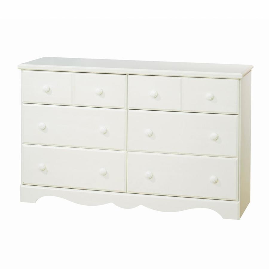 South Shore Furniture Summer breeze Vanilla Cream 6-Drawer Dresser