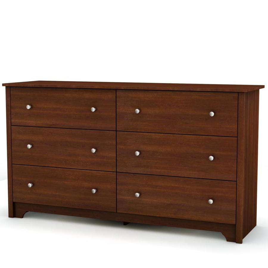 South Shore Furniture Vito Sumptuous Cherry 6 Drawer Dresser At