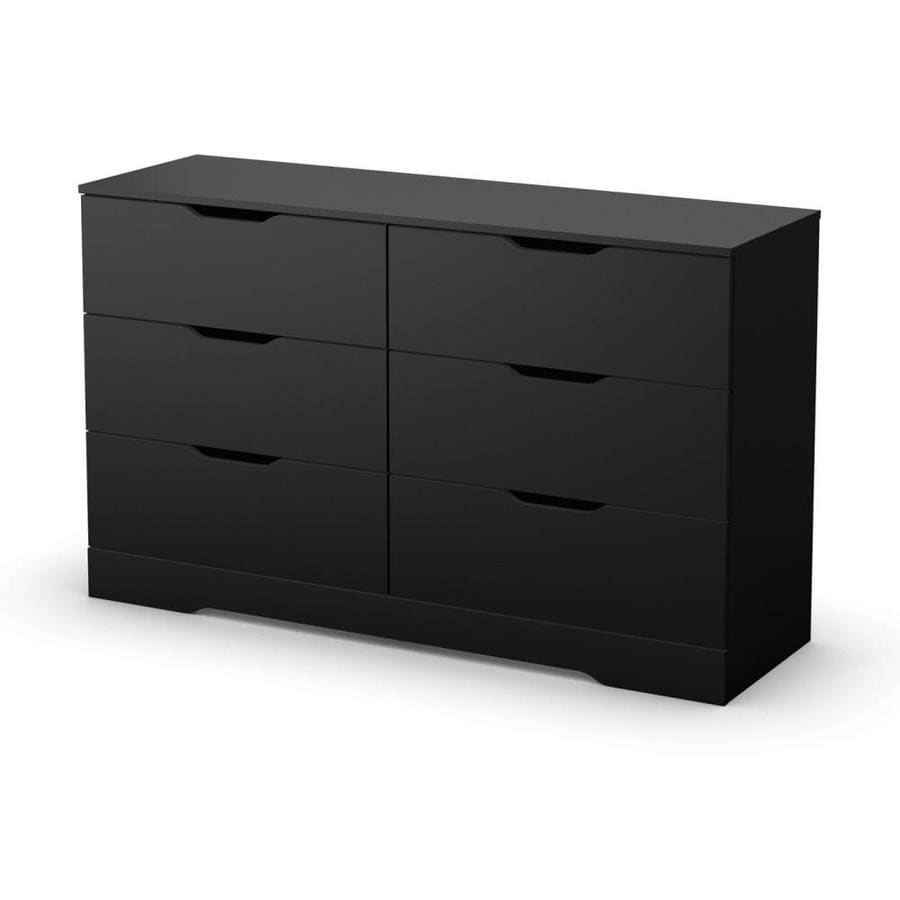 South Shore Furniture Fynn Grey Oak 6 Drawer Dresser In The Dressers Department At Lowes Com