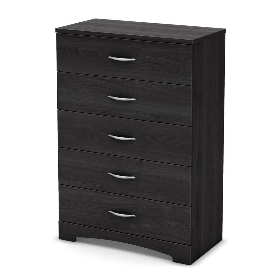 South Shore Furniture Step One Grey Oak 5 Drawer Chest At Lowes Com