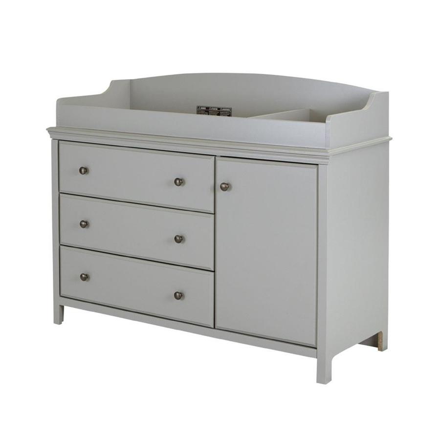 South Shore Furniture 47 5 In W Soft Gray Freestanding Mount