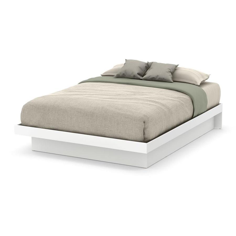 South Shore Furniture Basic Pure White Queen Platform Bed At