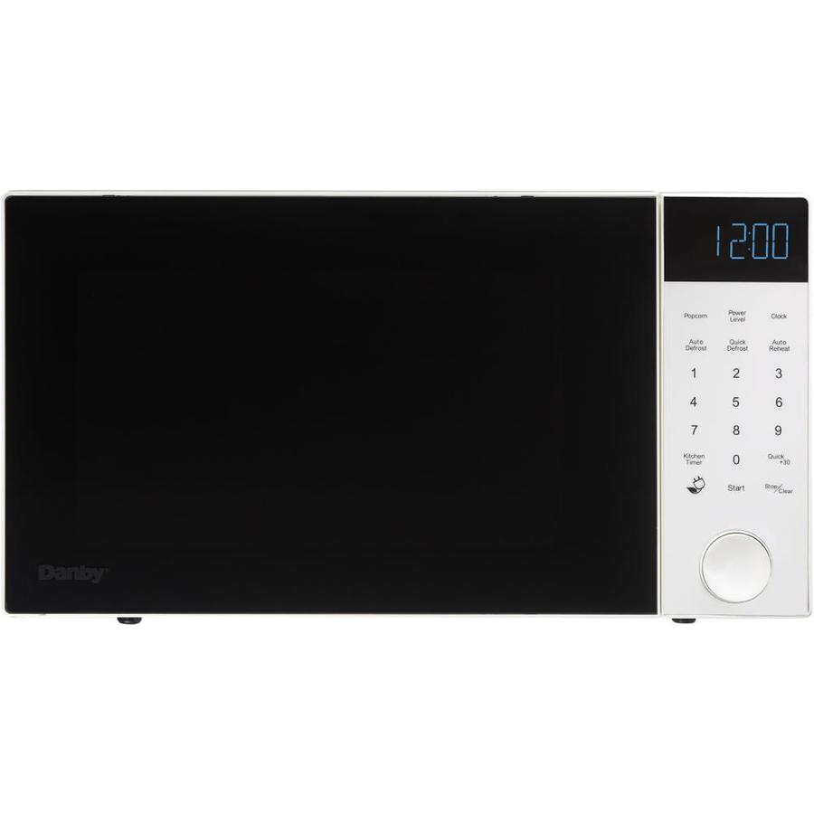 Danby Nouveau Wave 1 1 Cu Ft 1000 Countertop Microwave White At