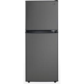 Mini Fridges At Lowes Danby 4 7 Cu Ft Freestanding Mini Fridge Freezer Compartment Black Stainless Steel