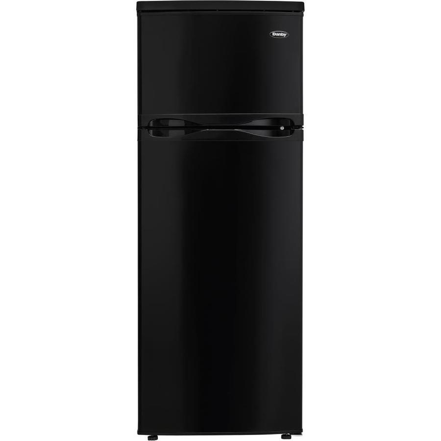 Designer 7 3 Cu Ft Built In Freestanding Mini Fridge Freezer Compartment Black