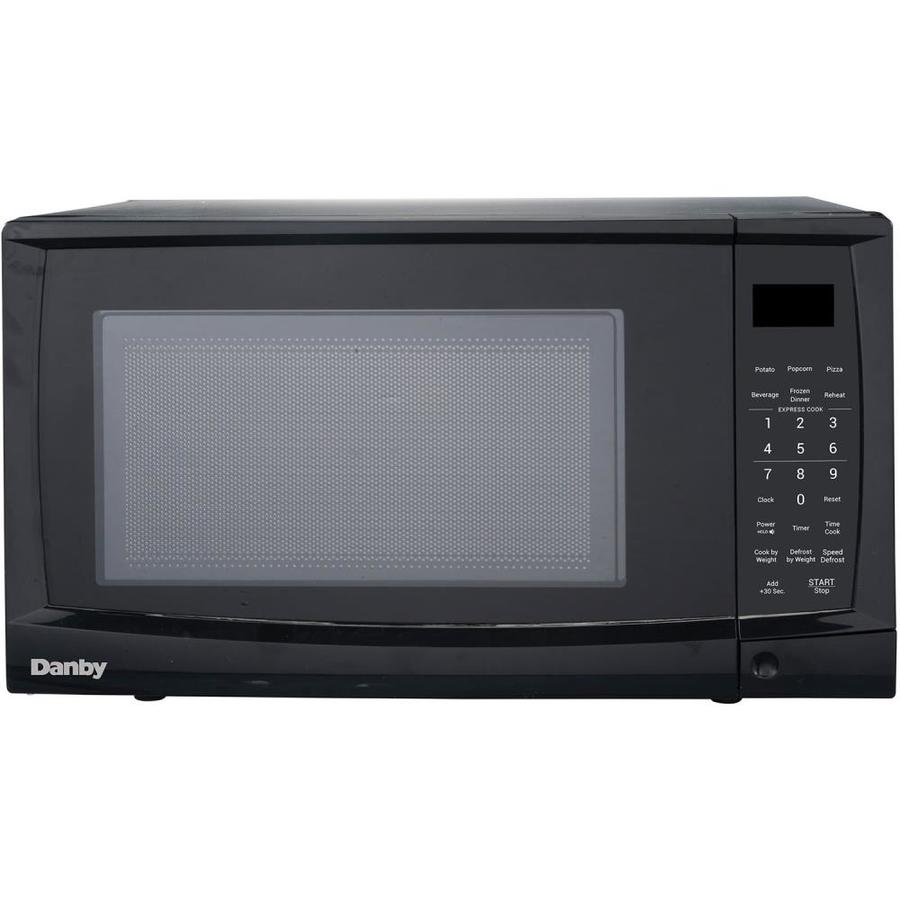 Danby 0 7 Cu Ft 700 Countertop Microwave Black At Lowes Com