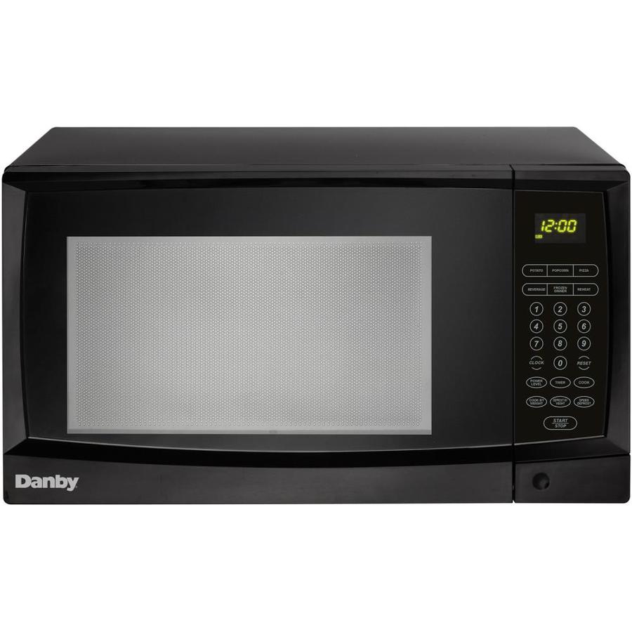 Danby 1 1 Cu Ft 1000 Countertop Microwave Black At Lowes Com